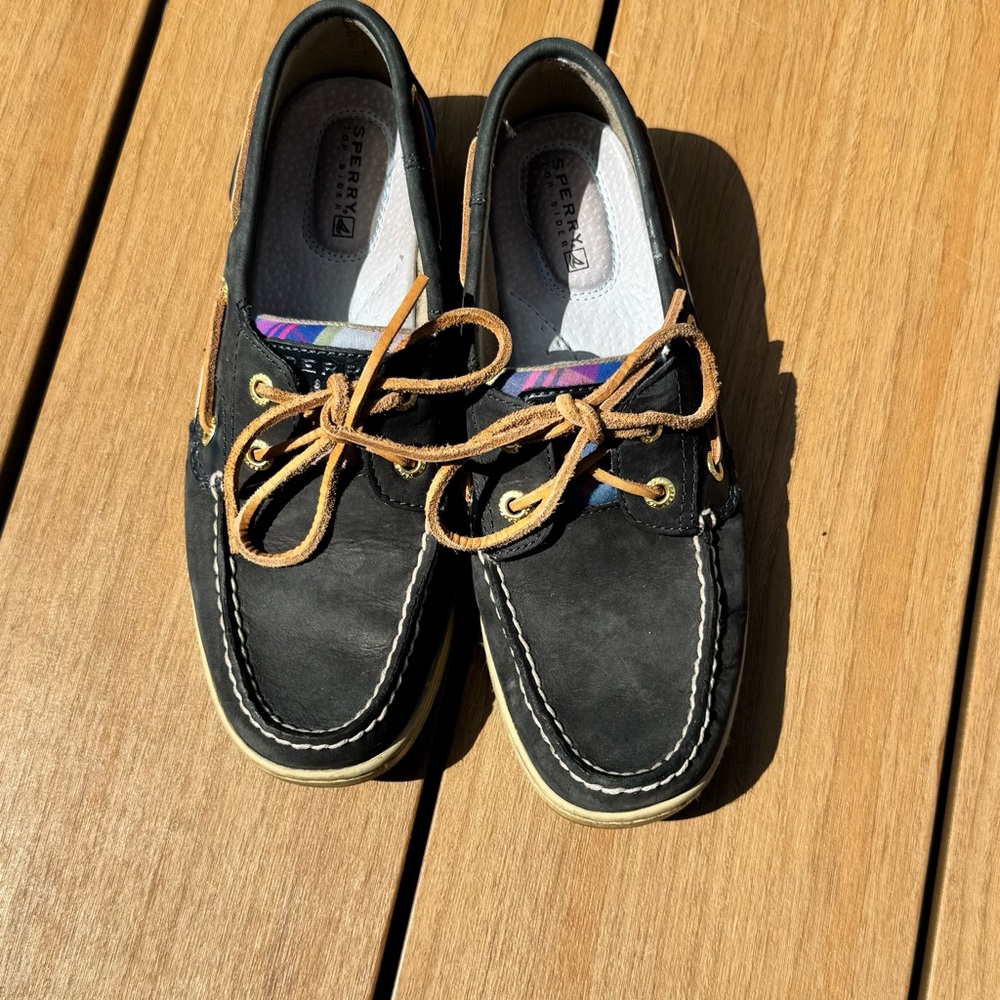 Sperry Women’s Black Boat Shoes